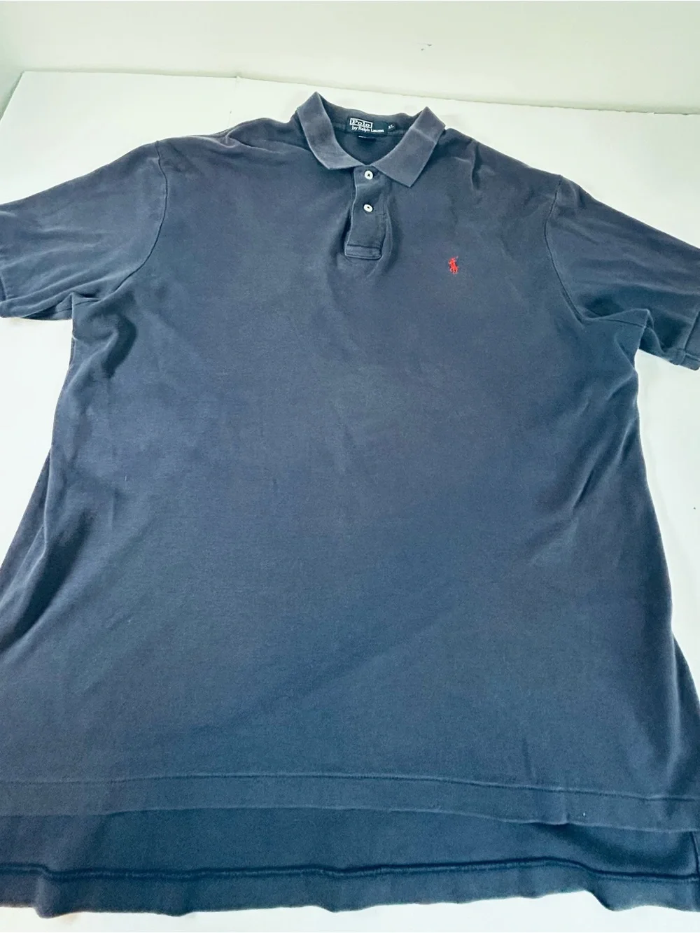 Ralph Lauren Dark Blue Polo with Red Pony Logo